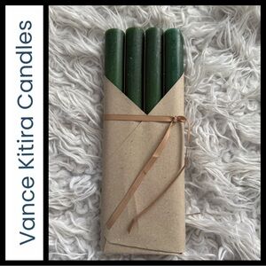NWT Vance Kitira Hand Poured Taper Candle Set